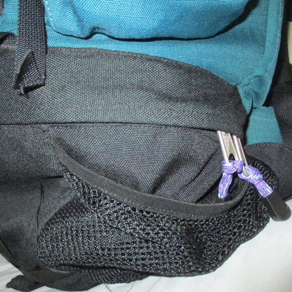 X-Large KELTY Travel Backpack Duffle Bag Excellent Condition Turquoise & Black - Picture 7 of 16